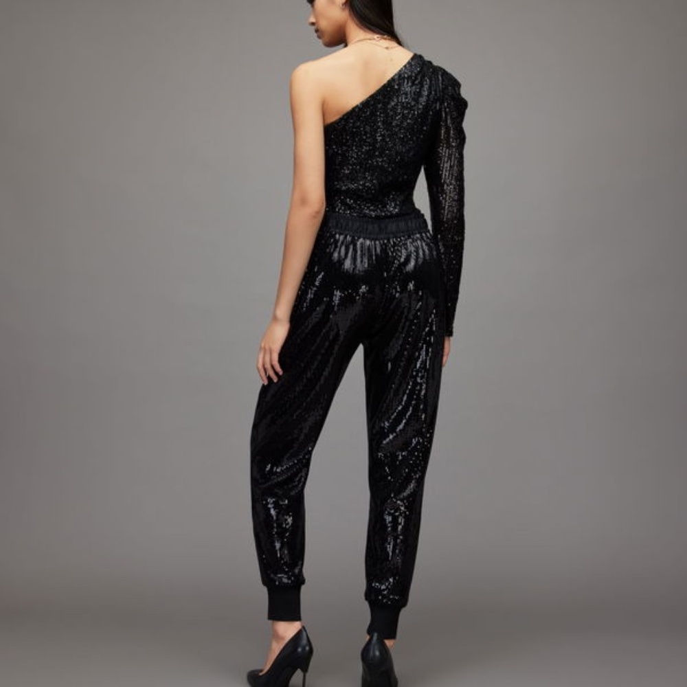 ALL SAINTS Soraya Relaxed Sequin Pants - NWOT - Picture 4 of 10